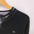 バーバリーブルーレーベル BURBERRY BLUE LABEL ロゴ刺繍 ノバチェック フェイクレイヤード 長袖 Tシャツ Y2K メンズ import:M