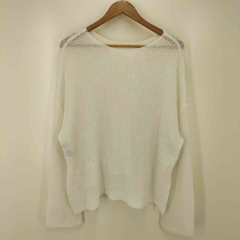 スピックアンドスパン Spick and Span 25SS リネンミックス片畦ルーズプルオーバー レディース FREE