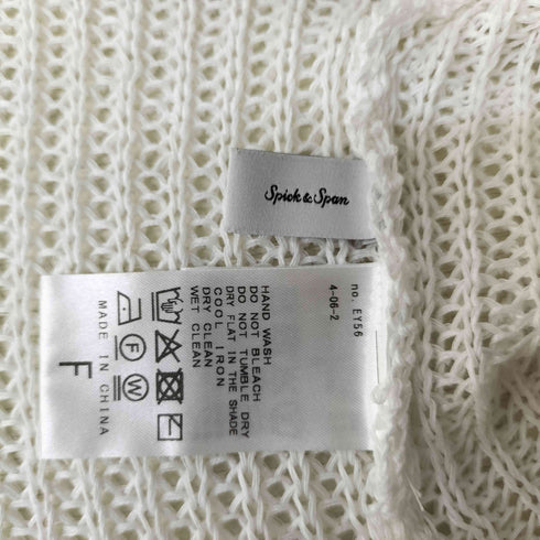 スピックアンドスパン Spick and Span 25SS リネンミックス片畦ルーズプルオーバー レディース FREE