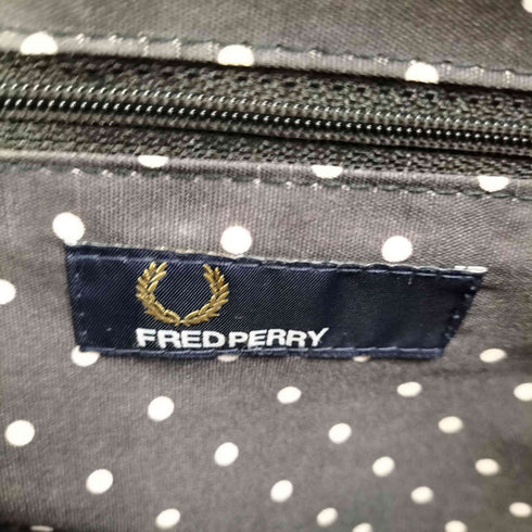 フレッドペリー FRED PERRY フェイクレザーハンドバッグ レディース
