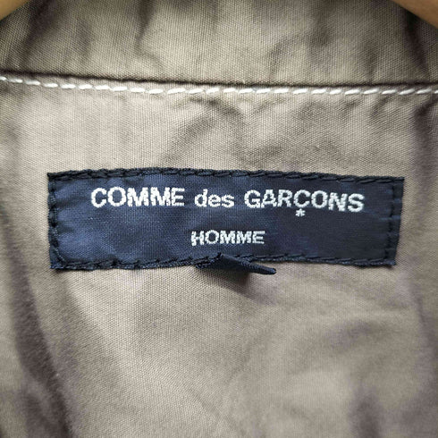 コムデギャルソンオム COMME des GARCONS HOMME 06ss 製品染め ホワイトステッチ コットン 半袖 シャツ メンズ JPN:M
