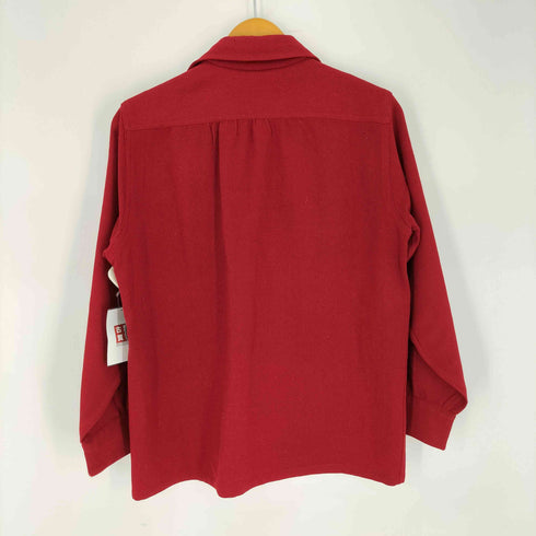 ヴァンヒューゼン VAN HEUSEN ウール オープンカラーシャツ メンズ import:S