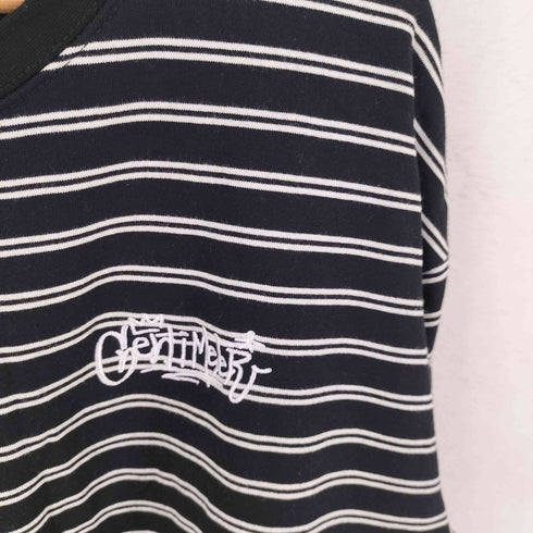 センチメーター centimeter ボーダーTシャツ メンズ XL