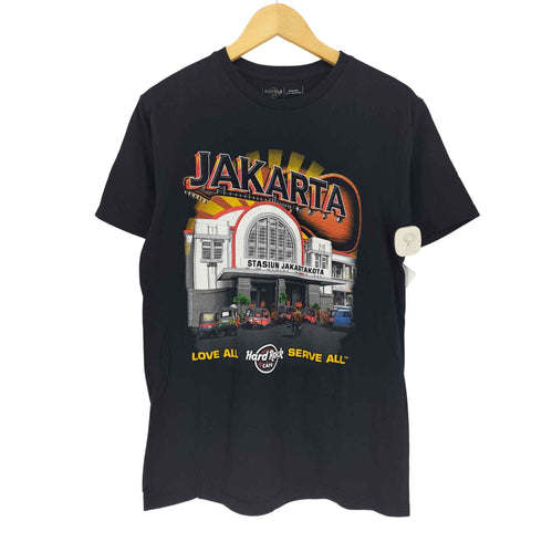 ハードロックカフェ Hard Rock Cafe ジャカルタ クルーネックTシャツ メンズ M