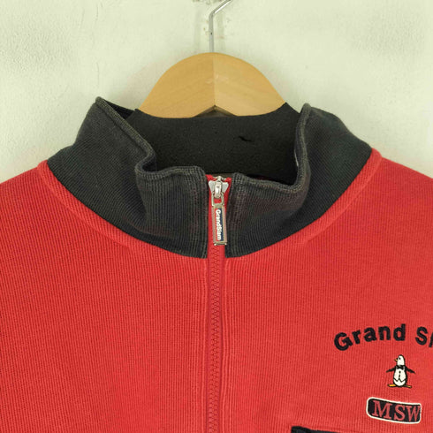 マンシングウェア GRANDSLAM MUNSINGWEAR ハーフジップニット メンズ JPN:L