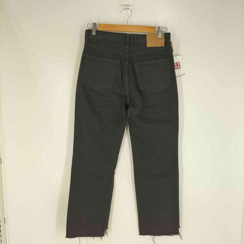 ミラオーウェン Mila Owen 24AW 裾段差テーパードデニムパンツ レディース JPN:2