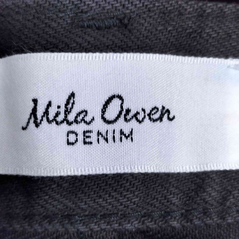 ミラオーウェン Mila Owen 24AW 裾段差テーパードデニムパンツ レディース JPN:2