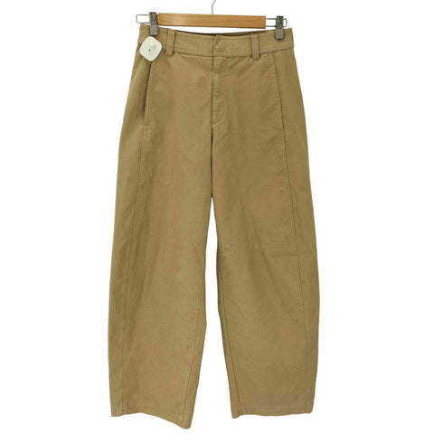 ユニクロ UNIQLO ジャージーバレルレッグパンツ ベージュ レディース JPN:M