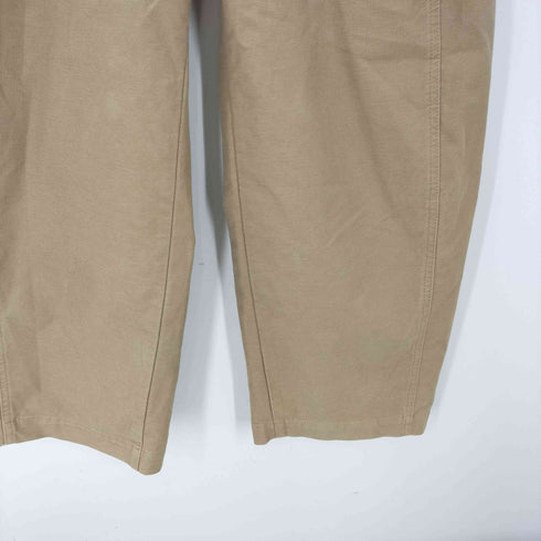 ユニクロ UNIQLO ジャージーバレルレッグパンツ ベージュ レディース JPN:M