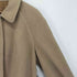 バーバリーズ BURBERRYS PURE CASHMERE カシミヤ 比翼 ステンカラーコート レディース