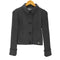 クレージュ courreges 袖ニット切替ショートジャケット レディース JPN:38
