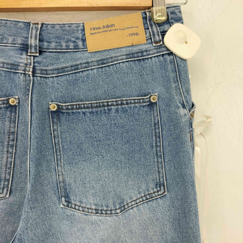 ティーナジョジュン TINA:JOJUN ウエストリボンデニムパンツ レディース JPN:XS