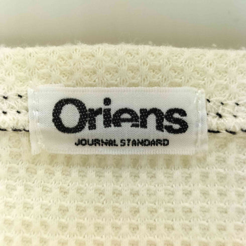 ジャーナルスタンダード JOURNAL STANDARD Oriens サーマルロンTee 袖ジップ レディース