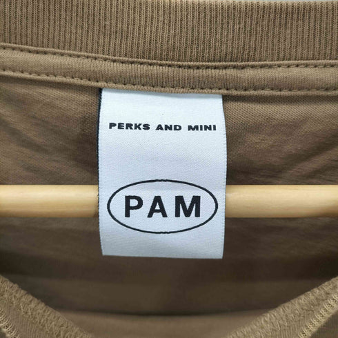 パム PAM Perks and Mini 渦 ロゴ刺繍 L/S カットソー ロンT メンズ import:XL