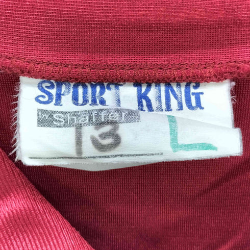 Sportsking 90-00S ボディ バックプリント カレッジ サテン バーシティ ジャケット スタジャン メンズ import:L