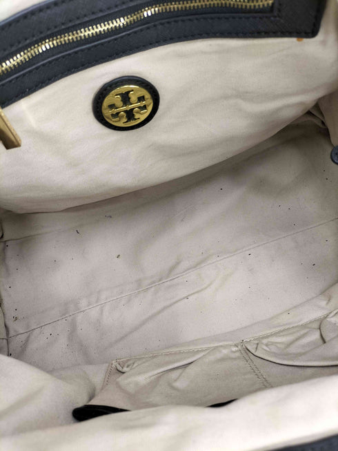 トリーバーチ TORY BURCH ロゴ ナイロン レザーハンドル トートバッグ レディース