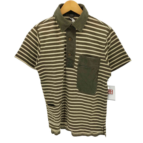 ナイジェルケーボン NIGEL CABOURN MARINE POLO ボーダー マリン ポロシャツ メンズ 48
