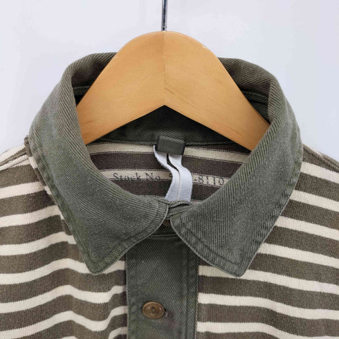 ナイジェルケーボン NIGEL CABOURN MARINE POLO ボーダー マリン ポロシャツ メンズ 48