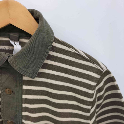 ナイジェルケーボン NIGEL CABOURN MARINE POLO ボーダー マリン ポロシャツ メンズ 48