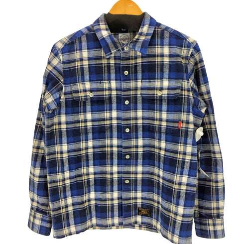 ダブルタップス WTAPS 14AW VATOS L/S フランネルチェック柄ネルシャツ メンズ M