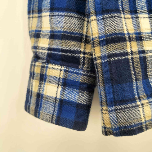 ダブルタップス WTAPS 14AW VATOS L/S フランネルチェック柄ネルシャツ メンズ M