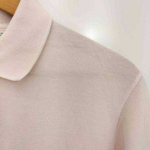 ラコステ LACOSTE ロゴワッペン 鹿の子ポロシャツ メンズ import:S