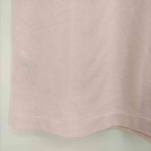 ラコステ LACOSTE ロゴワッペン 鹿の子ポロシャツ メンズ import:S