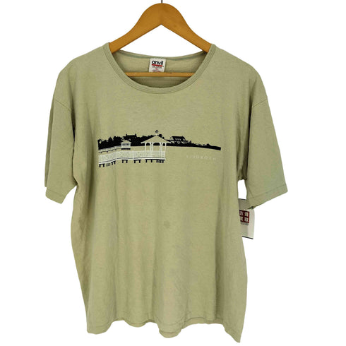 アンビル Anvil 90S フロントプリント シングルステッチ S/S Tシャツ メンズ import:XL