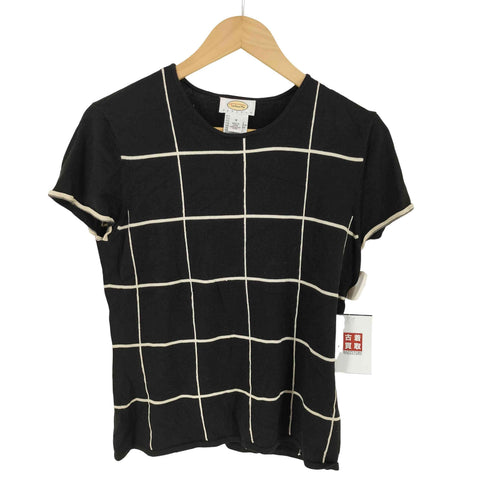 タルボット TALBOTS 90s シルク混 半袖ニット レディース M