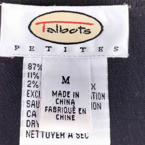 タルボット TALBOTS 90s シルク混 半袖ニット レディース M