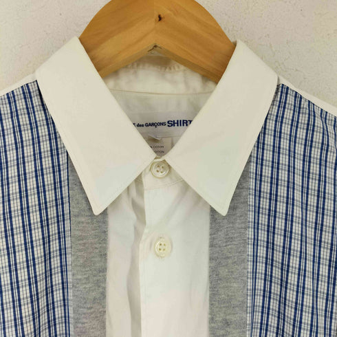 コムデギャルソンシャツ COMME des GARCONS SHIRT チェック パッチワーク L/S シャツ メンズ S