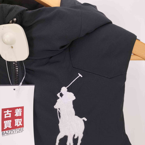 ポロラルフローレン POLO RALPH LAUREN ビッグポニー刺繍 フーディダウンベスト メンズ import:L