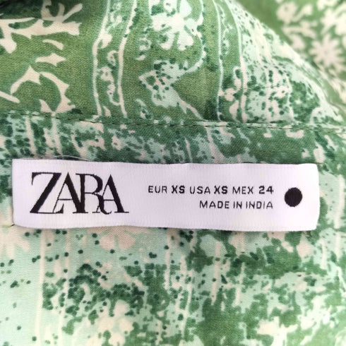 ザラ ZARA 総柄巻きスカート レディース XS