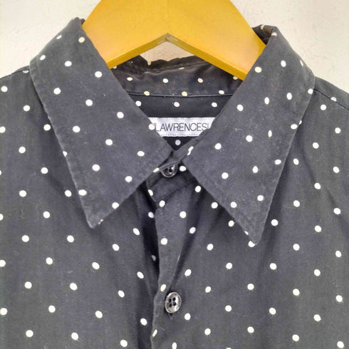 ジョンローレンスサリバン JOHN LAWRENCE SULLIVAN DOT PRINTED RAYON REGULAR COLLAR SHIRT メンズ 46
