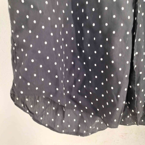 ジョンローレンスサリバン JOHN LAWRENCE SULLIVAN DOT PRINTED RAYON REGULAR COLLAR SHIRT メンズ 46