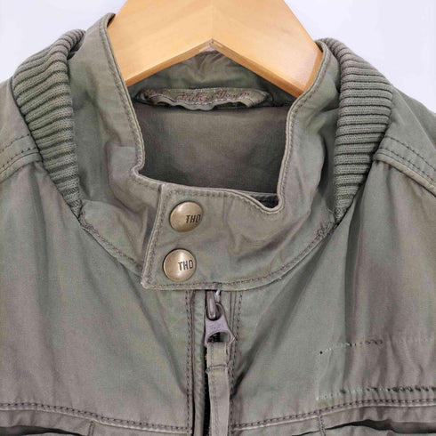 ヒルフィガーデニム HILFIGER DENIM 丸ポケ 袖ワッペン ミリタリージャケット フィールドジャケット メンズ import:S