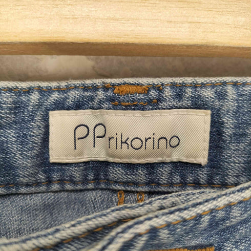 PPRIKORINO 花柄刺繍テープ フレアデニムパンツ Y2K レディース