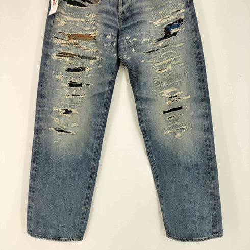 シュプリーム Supreme 26SS Distressed Loose Fit Selvedge Jean ディストレスド ルーズフィット セルビッジジーンズ デニムパンツ メンズ 30