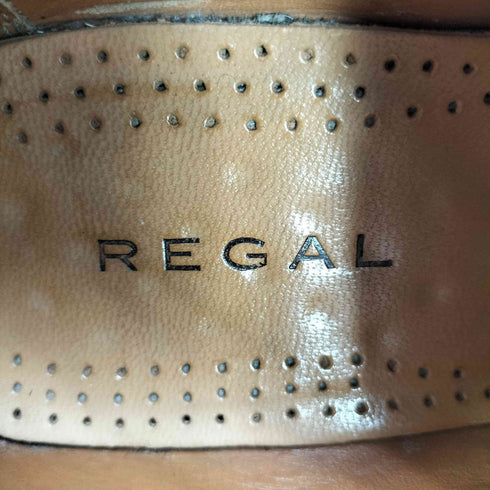 リーガル REGAL 2504 外羽根 プレーントウ シューズ メンズ 24 1/2