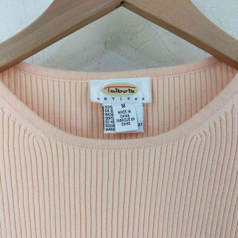 タルボット TALBOTS 90s 半袖コットンニット レディース M