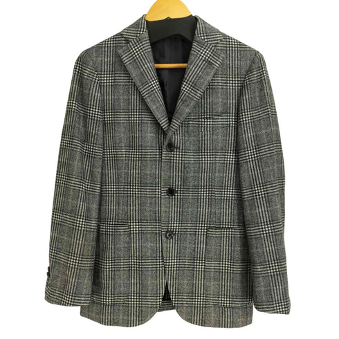 イセタンメンズ ISETAN MENS ウール100 チェック 3Bテーラードジャケット メンズ JPN:42