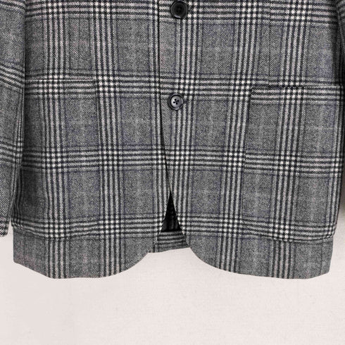 イセタンメンズ ISETAN MENS ウール100 チェック 3Bテーラードジャケット メンズ JPN:42