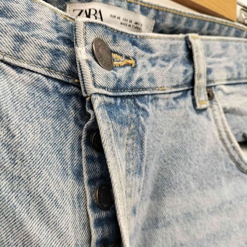 ザラ ZARA テーパードデニムパンツ メンズ 46