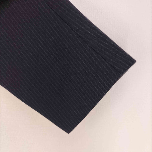 カルヴェン CARVEN ウールカシミヤ ストライプ 切替カラー テーラードジャケット メンズ JPN:44