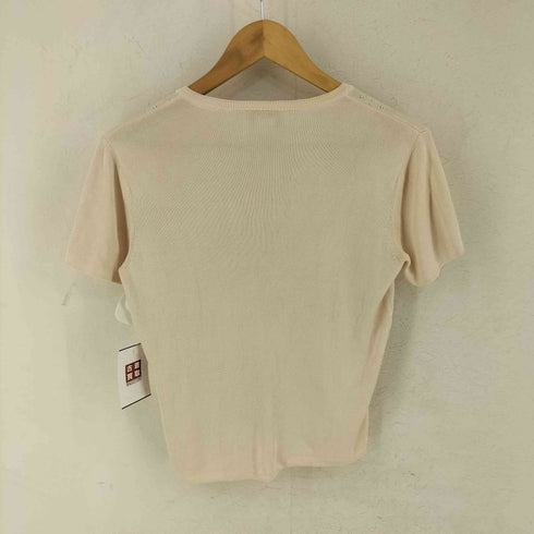 タルボット TALBOTS 90s Vネック シルク 半袖ニット レディース M