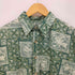 クックストリート Cooke Street ハワイ製 民族柄 リバースプリント S/S アロハ シャツ メンズ import:M