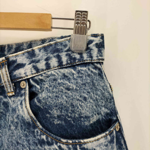 SATISFACTION GUARANTEED ケミカルウォッシュデニム メンズ