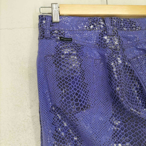 ACQUAVERDE パイソン柄 フレアパンツ Y2K レディース 38