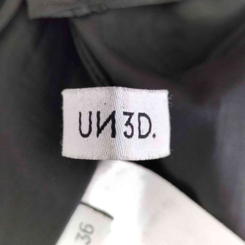 アンスリード UN3D. ハイウエスト ワイドイージーパンツ レディース 36
