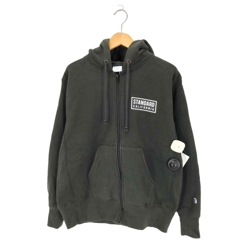 チャンピオン Champion REVERSE WEAVE ロゴプリント ジップアップ パーカー メンズ import:L